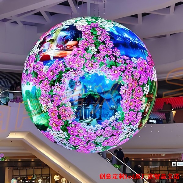 商场改造升级大揭秘！炫酷LED球形屏震撼亮相，吸引眼球！