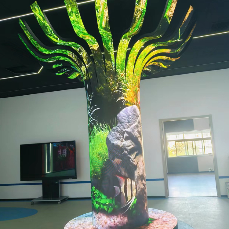 让人惊艳的展厅展馆之谜|led显示屏厂家打造的智慧树怎么样？